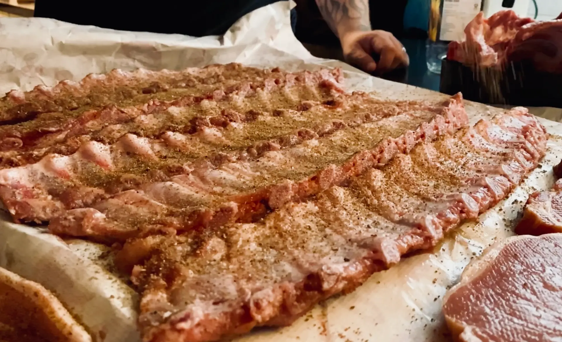 Baby back ribs klar for smoker