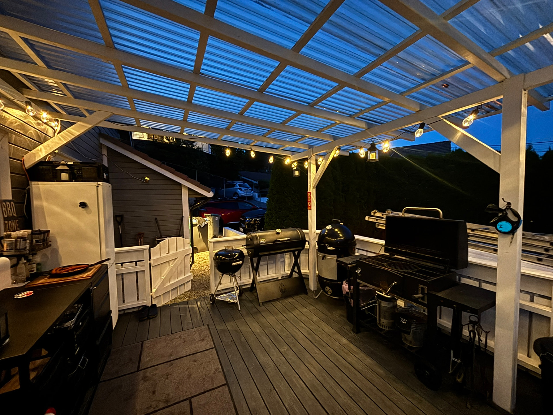 BBQ-området der deler av kursene foregår
