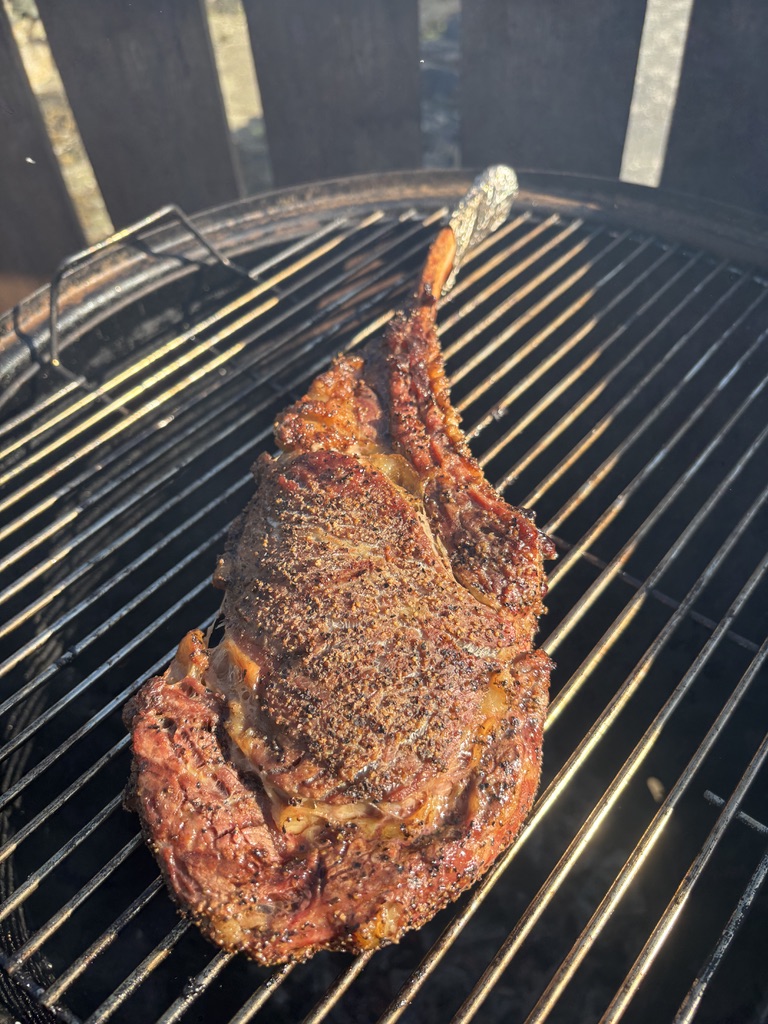 Ferdiggrillet tomahawk